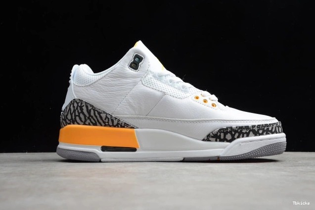 Rep TBK LASER ORANGE (W) JORDAN AIR 3 RETRO CK9246-108 0802